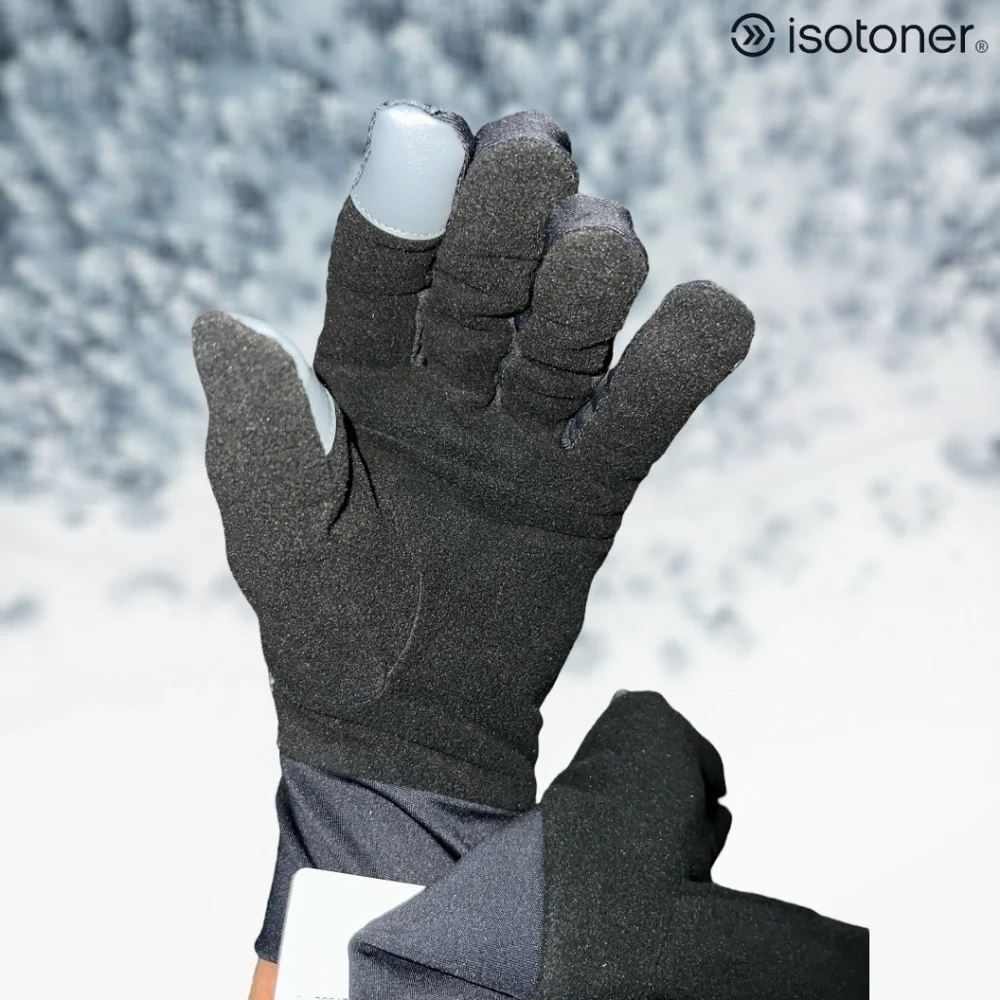 ISOTONER Signature Women’s Sport Jersey Reflective Water-Repellent Gloves NWT